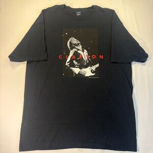 Eric Clapton 2004 World Tour T-Shirt Black Mens XL Concert Graphic Tee